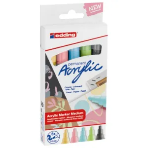 Marker akrilni EDDING E-5100 Medium Pastel okrugli vrh 2-3mm - 5/1