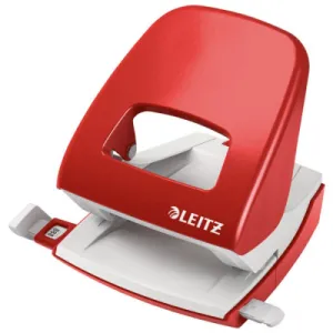 Bušilica za papir 2 rupe LEITZ 25L crvena