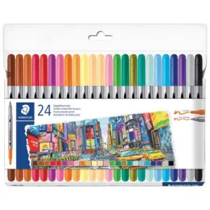 Flomasteri obostrani STAEDTLER 3200 - 24/1