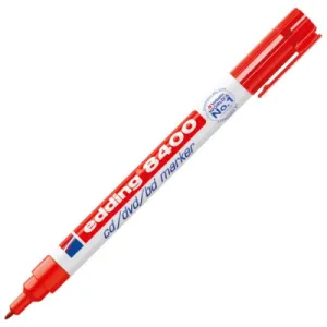 Marker za CD/DVD EDDING E-8400 1mm crveni