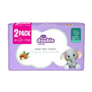 Vlažne maramice VIOLETA Baby sa bademovim mlijekom – 2*56/1