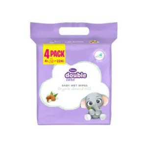 Vlažne maramice VIOLETA Baby sa bademovim mlijekom – 4*56/1
