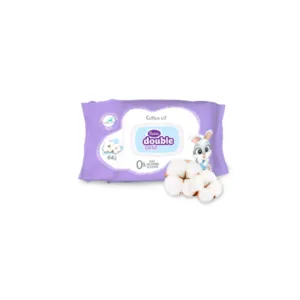 Vlažne maramice VIOLETA Baby sa uljem pamuka – 64/1