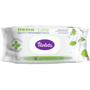 Vlažni toaletni papir VIOLETA Hemo Care - 60/1