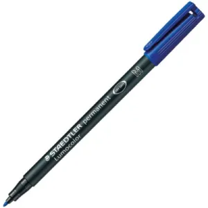 Flomaster permanentni STAEDTLER Lumocolor 317 M 1mm plavi
