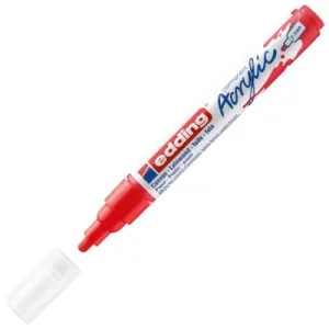 Marker akrilni EDDING E-5100 Medium okrugli vrh 2-3mm crveni