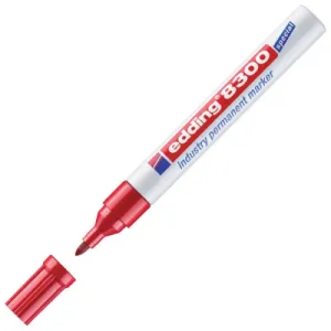 Marker industrijski EDDING E-8300 okrugli vrh 1,5-3mm crveni