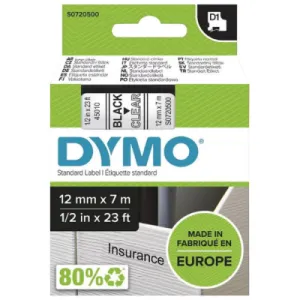 Etikete DYMO D1 43613 12*7 prozirne