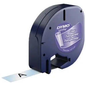 Etikete plastične DYMO LetraTAG 91208 12*4 prozirne