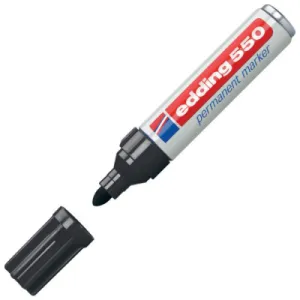 Marker permanentni EDDING E-550 okrugli vrh 3-4mm crni