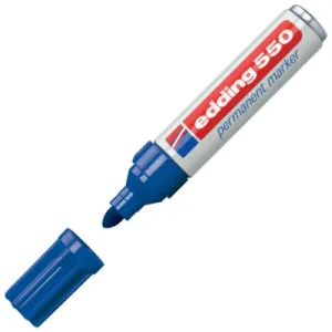 Marker permanentni EDDING E-550 okrugli vrh 3-4mm plavi