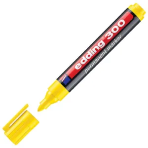 Marker permanentni EDDING E-300 okrugli vrh 1,5-3mm žuti