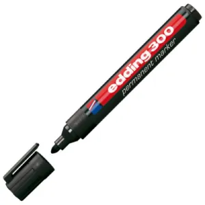 Marker permanentni EDDING E-300 okrugli vrh 1,5-3mm crni