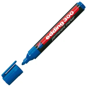 Marker permanentni EDDING E-300 okrugli vrh 1,5-3mm plavi
