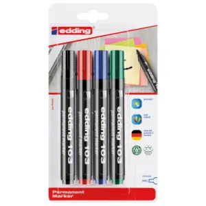 Marker permanentni EDDING E-103 okrugli vrh 1,5-3mm - 4/1