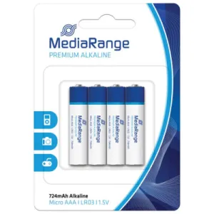 AAA alkalne baterije MEDIA RANGE 4/1