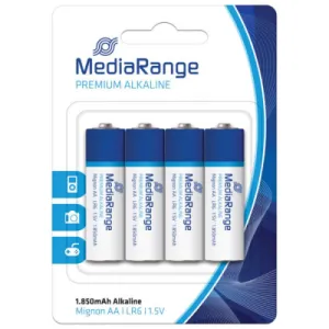 AA alkalne baterije MEDIA RANGE 4/1