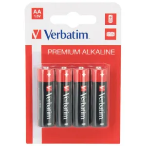 AA alkalne baterije VERBATIM 4/1