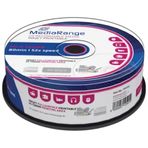 CD-R MEDIA RANGE Printable Spindle 700MB 25/1