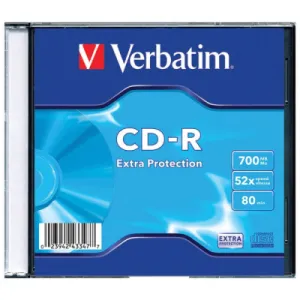 CD-R VERBATIM Extra Protection Slim 700MB 1/1