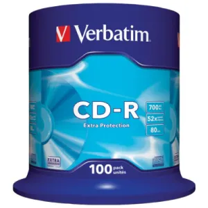 CD-R VERBATIM Extra Protection Spindle 700MB 100/1