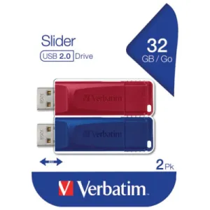 USB memory stick VERBATIM Slider 2.0 2x32GB