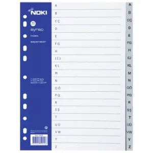 List uložni PP NOKI A4 A-Z