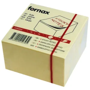 Post-it note blok FORNAX 75*75 450L - žuti