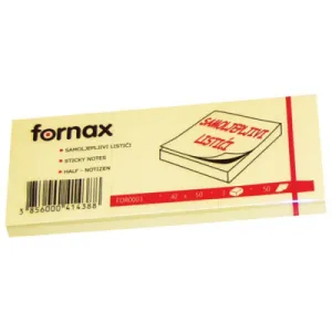 Post-it note blok FORNAX 50*40 300L - žuti - 3/1