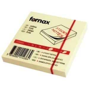 Post-it note blok FORNAX 75*75 100L - žuti