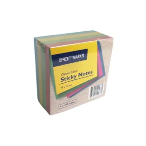 Post-it note blok OFFICE MARKET 75*75 400L – 4/1