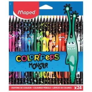 Bojice suhe MAPED Color Peps Monster - 24/1