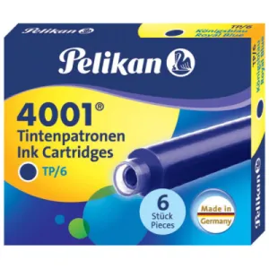 Patrone za naliv pero PELIKAN plave - 6/1