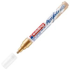 Marker akrilni EDDING E-5100 Medium okrugli vrh 2-3mm zlatni