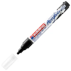Marker akrilni EDDING E-5100 Medium okrugli vrh 2-3mm crni