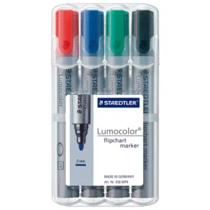 Marker flipchart STAEDTLER Lumocolor 356 okrugli vrh 2mm - 4/1