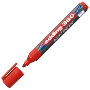 Marker piši-briši EDDING E-360 okrugli vrh 1,5-3mm crveni
