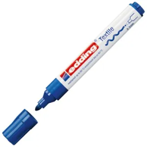 Marker za tekstil EDDING E-4500 okrugli vrh 2-3mm plavi