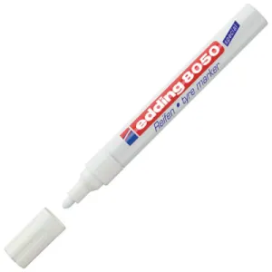Marker za gume EDDING E-8050 okrugli vrh 2-4mm bijeli