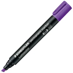 Marker permanentni STAEDTLER Lumocolor 350 kosi vrh 2-5mm ljubičasti