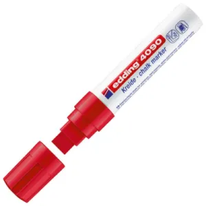 Marker za tablu/staklo EDDING E-4090 ravni vrh 4-15mm crveni