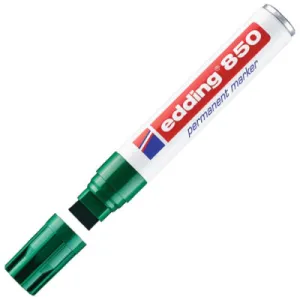 Marker permanentni EDDING E-850 ravni vrh 5-15mm zeleni