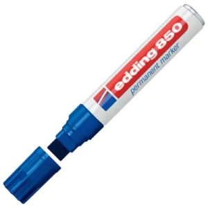 Marker permanentni EDDING E-850 ravni vrh 5-15mm plavi