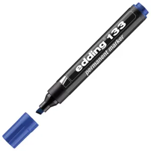 Marker permanentni EDDING E-133 kosi vrh 1,5mm plavi