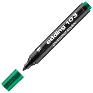 Marker permanentni EDDING E-103 okrugli vrh 1,5-3mm zeleni