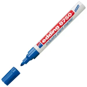 Marker industrijski EDDING E-8750 okrugli vrh 2-4mm plavi