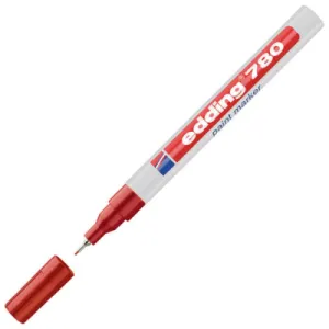 Marker dekorativni EDDING E-780 metalni vrh 0,8mm crveni