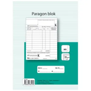 Blok paragon A6 NCR