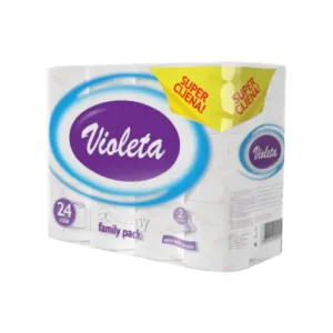 Toaletni papir VIOLETA dvoslojni - 24/1