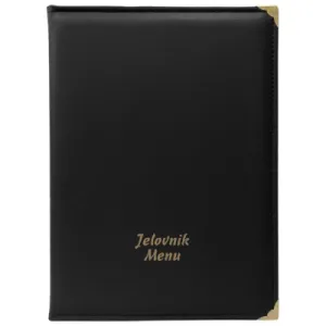 Etui za menu A4 crni